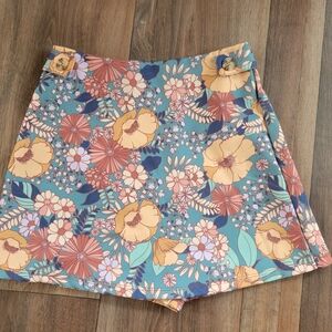 Altar'd State Floral Patterned Skirt